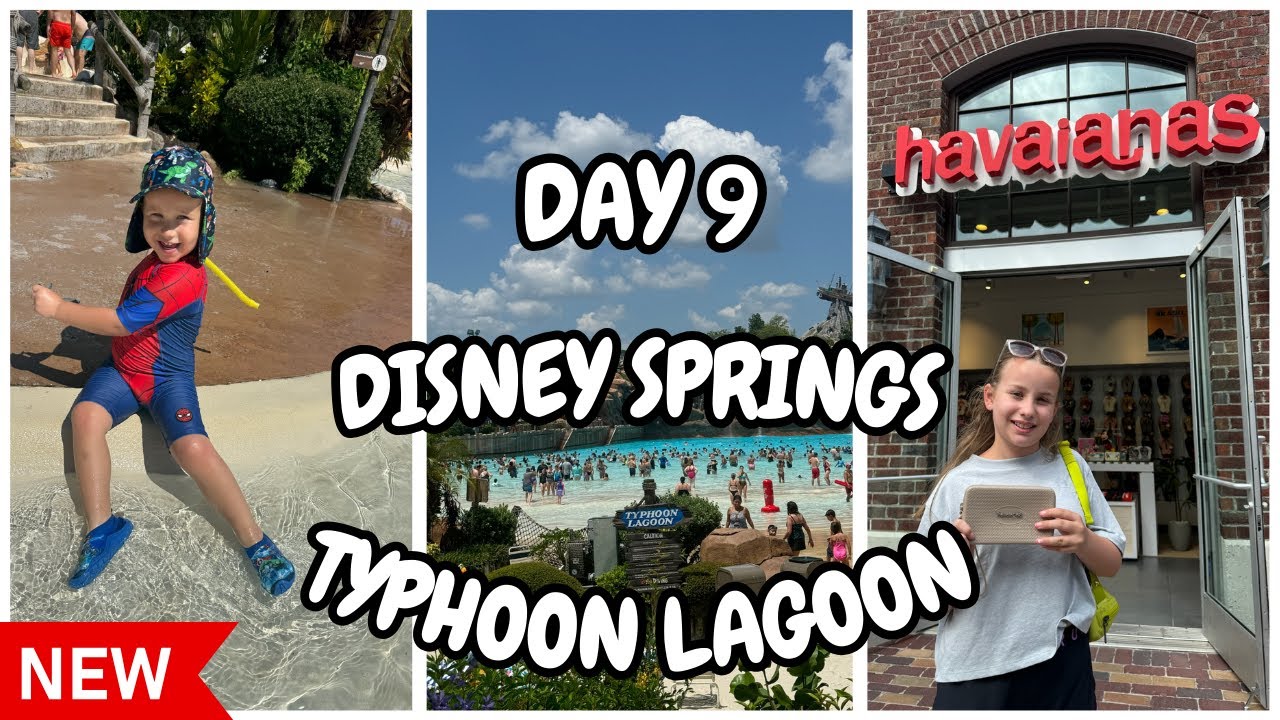 Orlando Florida Day 9 | Typhoon Lagoon | Outlets | Disney Springs & Ale House