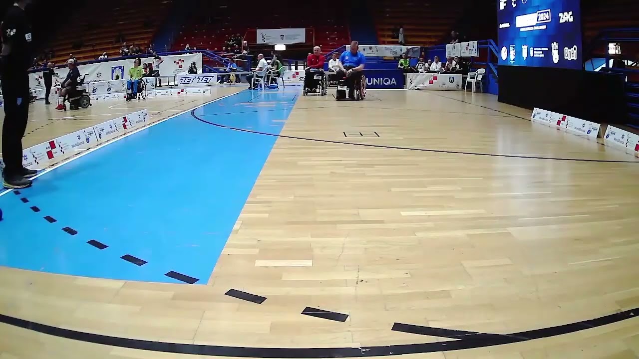 Zagreb World Boccia Challenger 09.04.2024. 2401 Davor Komar 🇭🇷 vs 2415 Miroslav Matić 🇭🇷 (BC4)