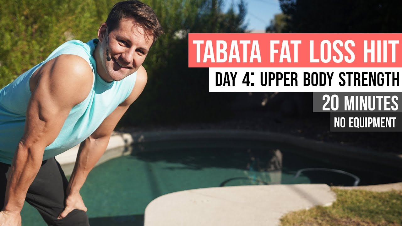 Day 4: 20 Minute Tabata Fat Loss HIIT Series (No Equipment)