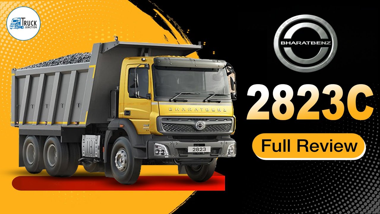 Bharatbenz 2823c Tipper Truck | Truck Review in Hindi | Features, Engines Full Detailed Review