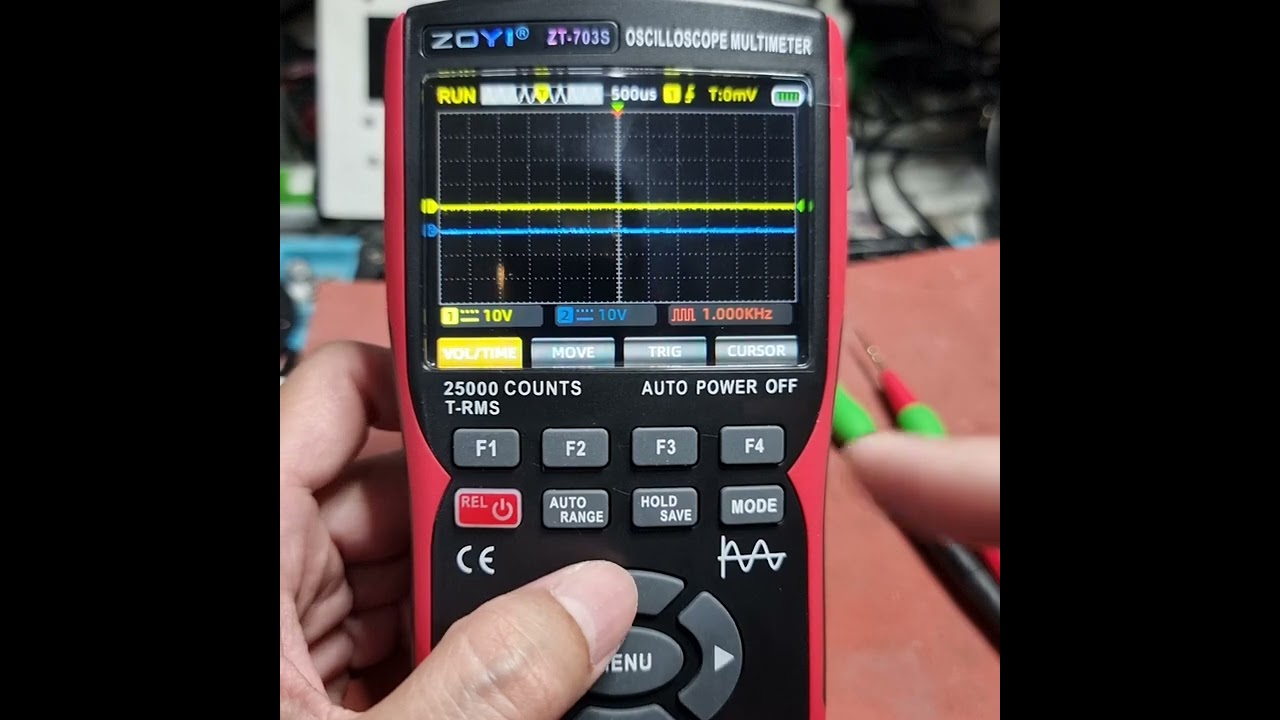 ป้ายยา scope meter 3 in 1 zoyi 703s ใช้ components tester ได้ด้วยนะ