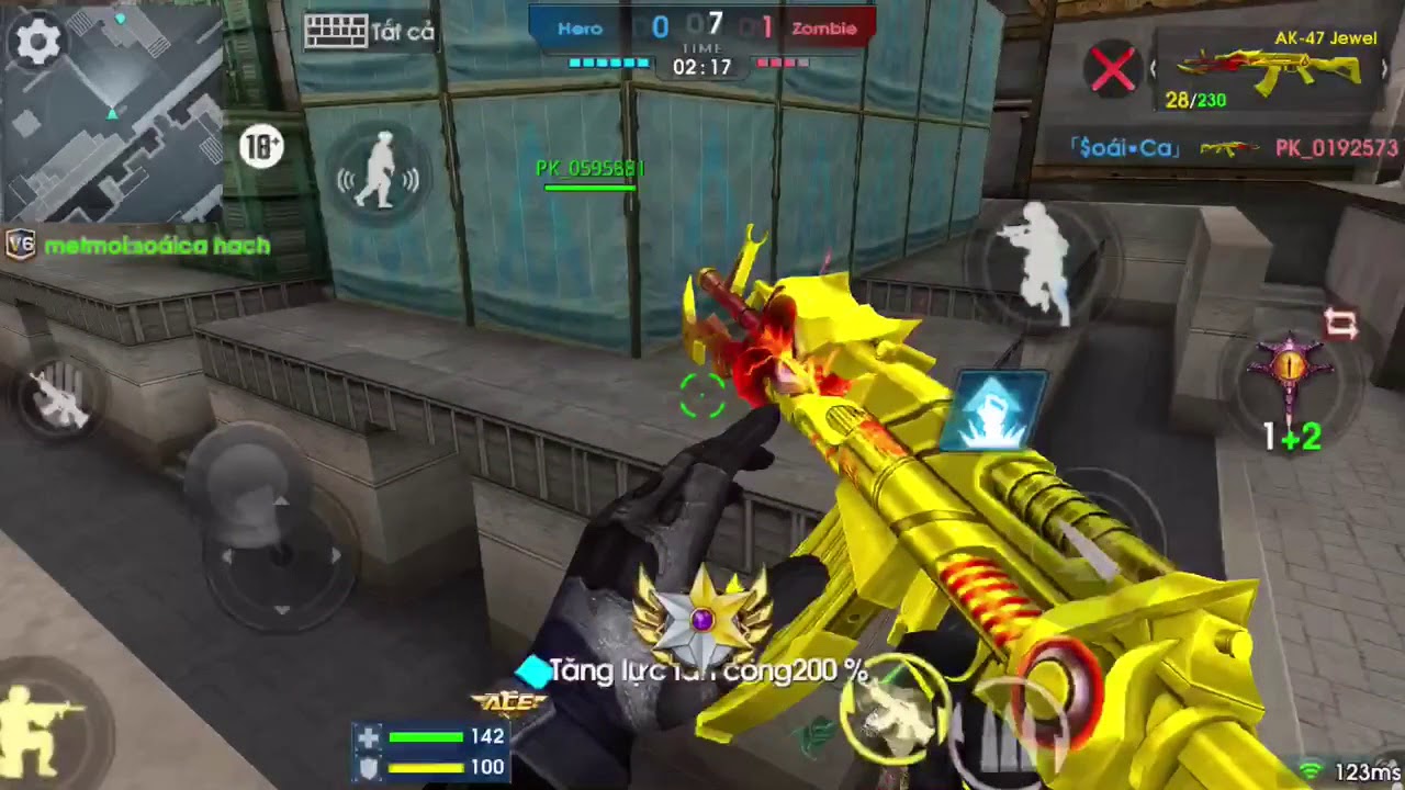 Nguyên set AI Boss chiến zombie V4