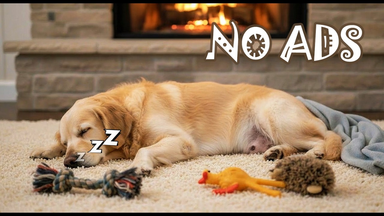 12 Hours calm hyper dog music home alone NO ADS 🌙 💤 Relax Overexcited Dogs Fast & Naturally