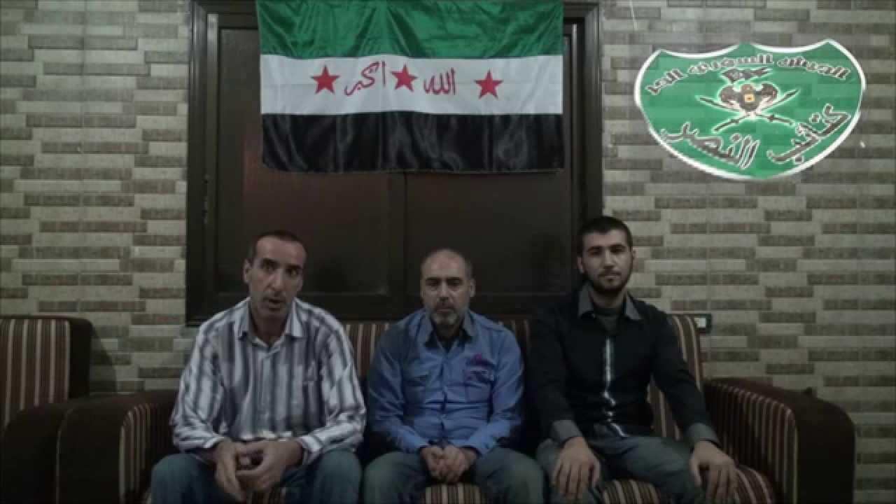 ريف حلب || مناشدة  ضباط من الطائفة العلوية معتقلين لدى كتائب النصر ( غرباء الشمال ) 26-09-2014