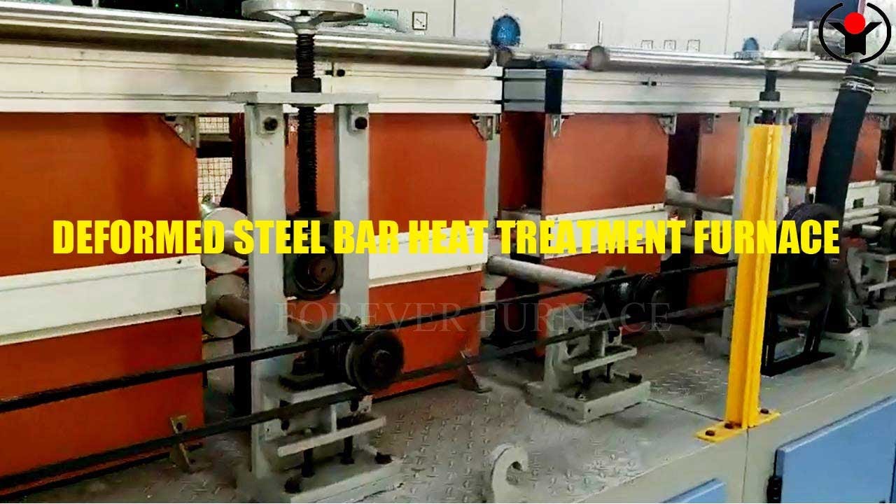 Rebar heat treatment machine for deformed bar heating furnace 