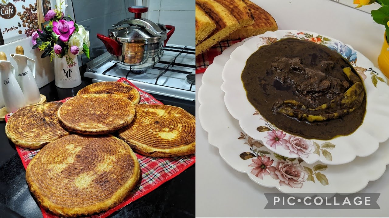 مطلوع بالسميد يجي كي القطن خفيف ريشة وملوخية باللحم بنة خرافية