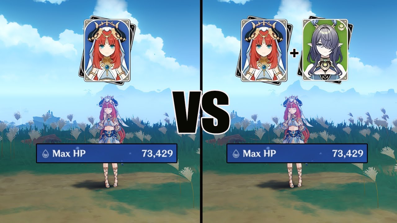 Lauma with Nilou is GOOD?? - Nilou With and Without Lauma // Genshin impact