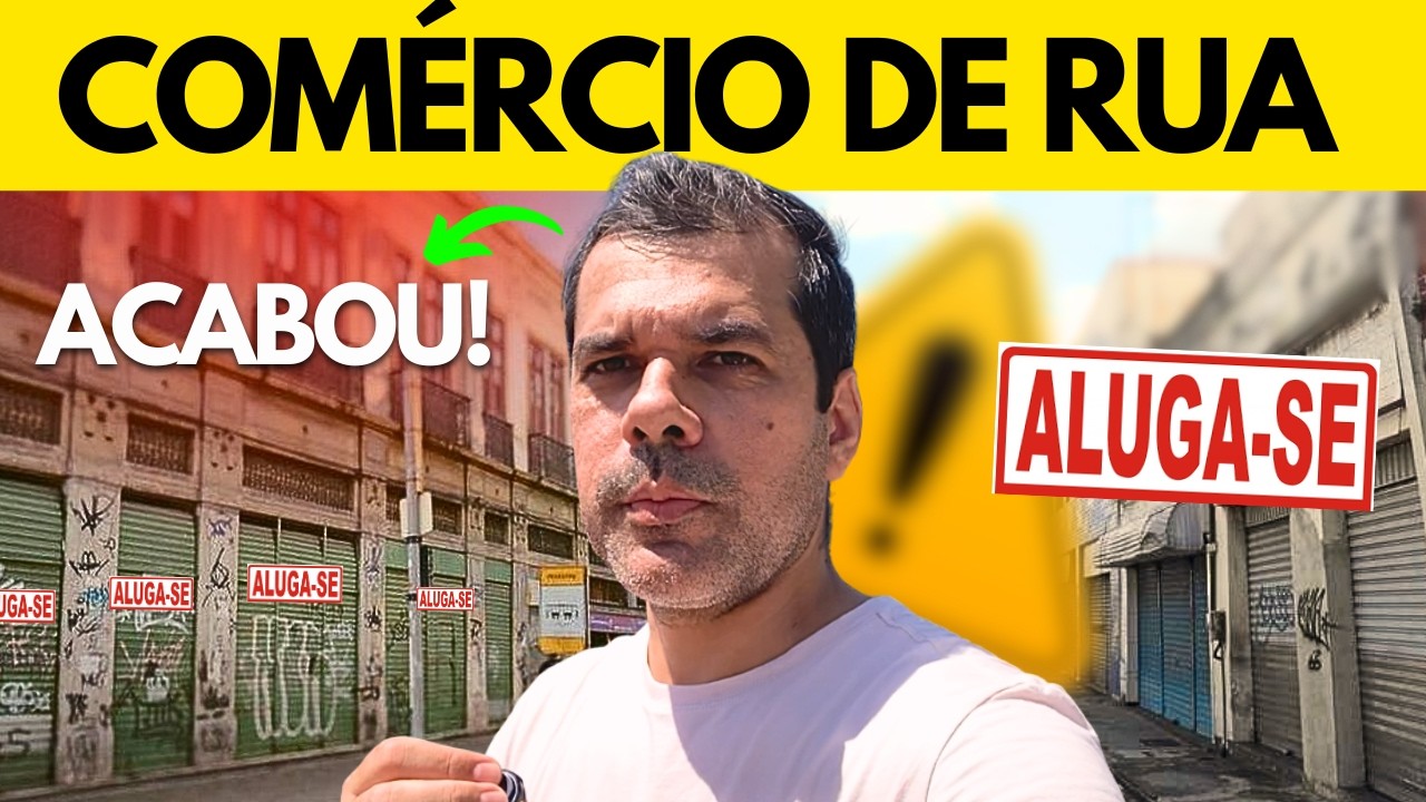 🚨A VERDADE POR TRÁS DO COLAPSO DO COMÉRCIO DE RUA: Nem o Natal Salvou as Vendas