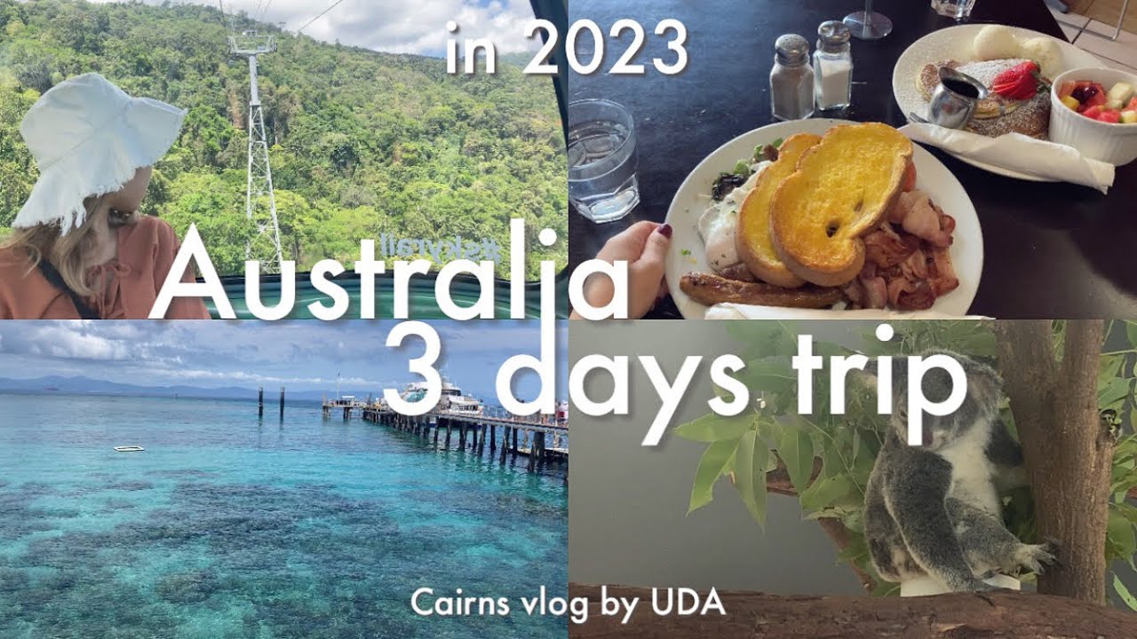 Trip#30🇦🇺海も山も満喫♡/プライベートBBQ/スーパー事情🛒/グリーン島最高すぎる/キュレンダ村でコアラとご対面🐨
