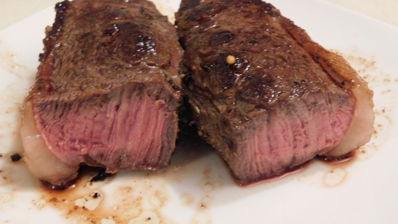 #shorts how to cook #picanha medium rare steak in pan.