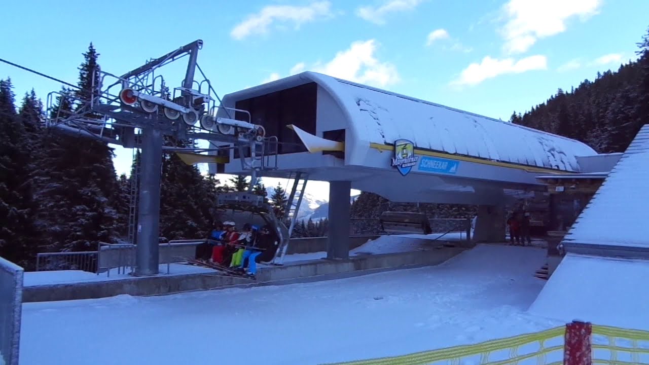 6er Sesselbahn Schneekar Talstation Mayrhofen / Ski Zillertal 3000