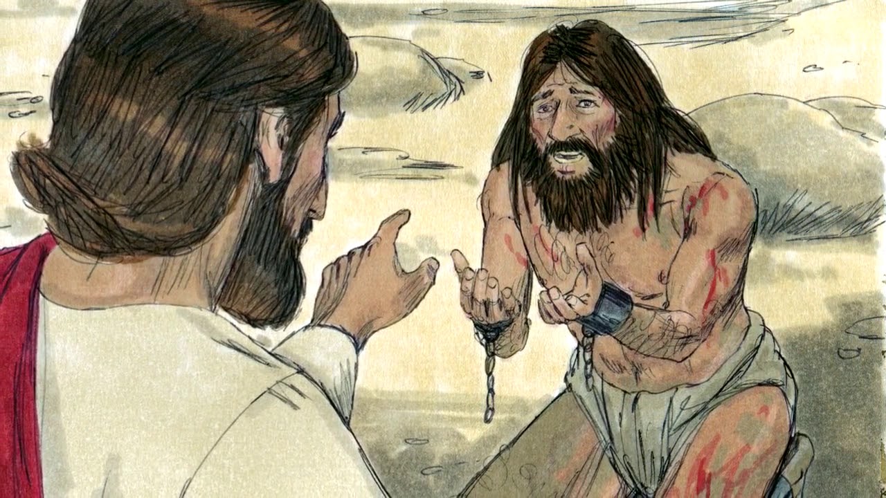 Totonaco de la Sierra -  Jesus Casts Out Demons (Mark 5.1-20) [tos]