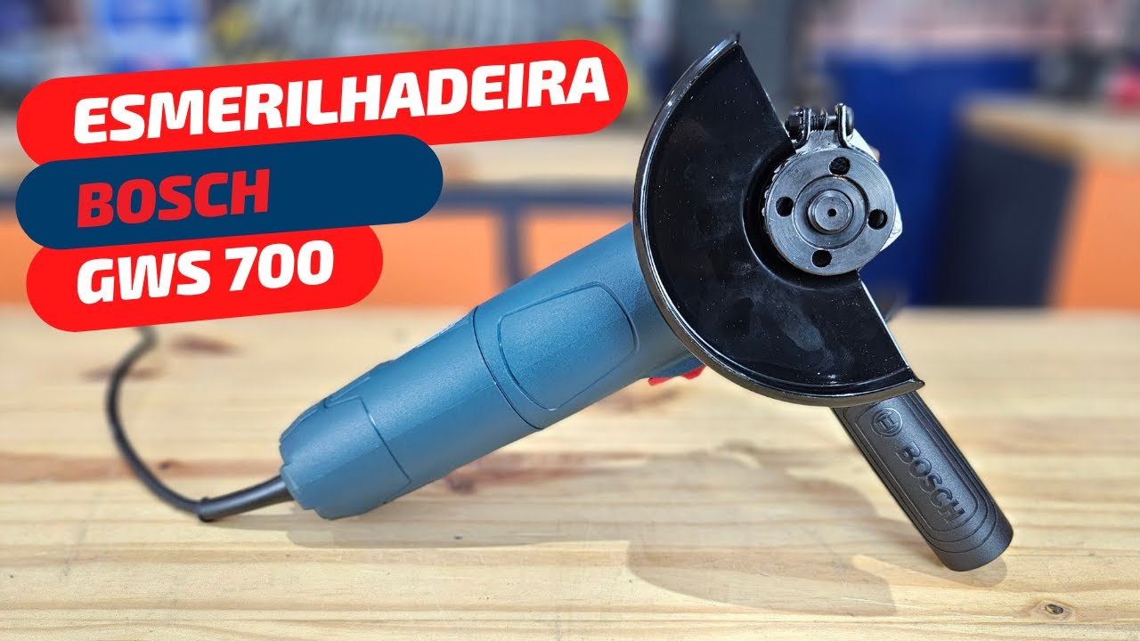 Unboxing e Review ESMERILHADEIRA BOSCH GWS 700