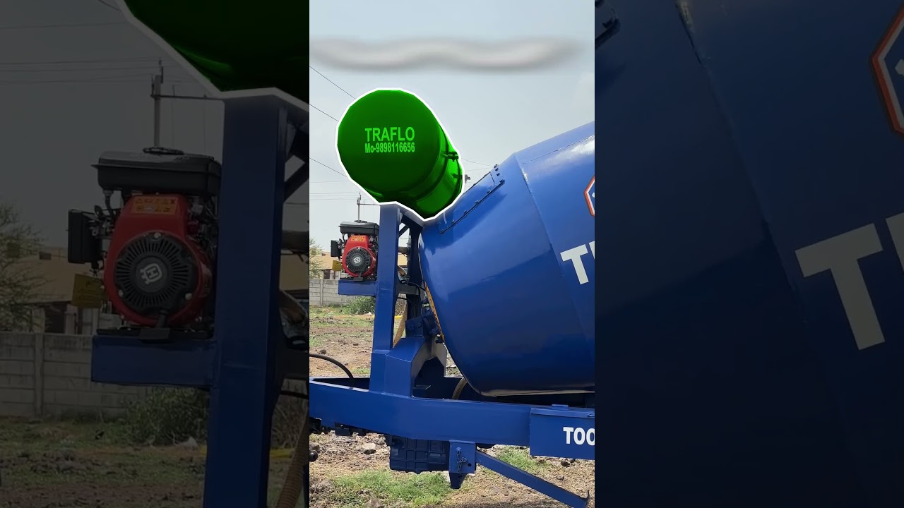 Self-loading Mixer Machine | Traflo | Tractor-operated self-loading mixture machine | Ahmedabad