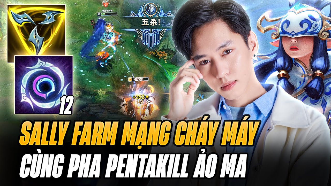 Sally V&agrave; Con Kindred Farm Mạng Cực Ch&aacute;y Tại Lobby Th&aacute;ch Đấu C&ugrave;ng Pha Pentakill Cực Kỳ Ảo Ma