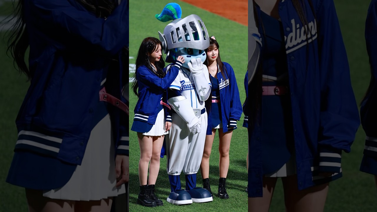 阿奇 可以離富邦姐妹花 雅英和珠珢 遠一點嗎@yyyoungggggg   @Jueun_0724   #啦啦隊 #李雅英 #이아영 #李珠珢 #이주은 #新莊棒球場 #攝影 #人像攝影