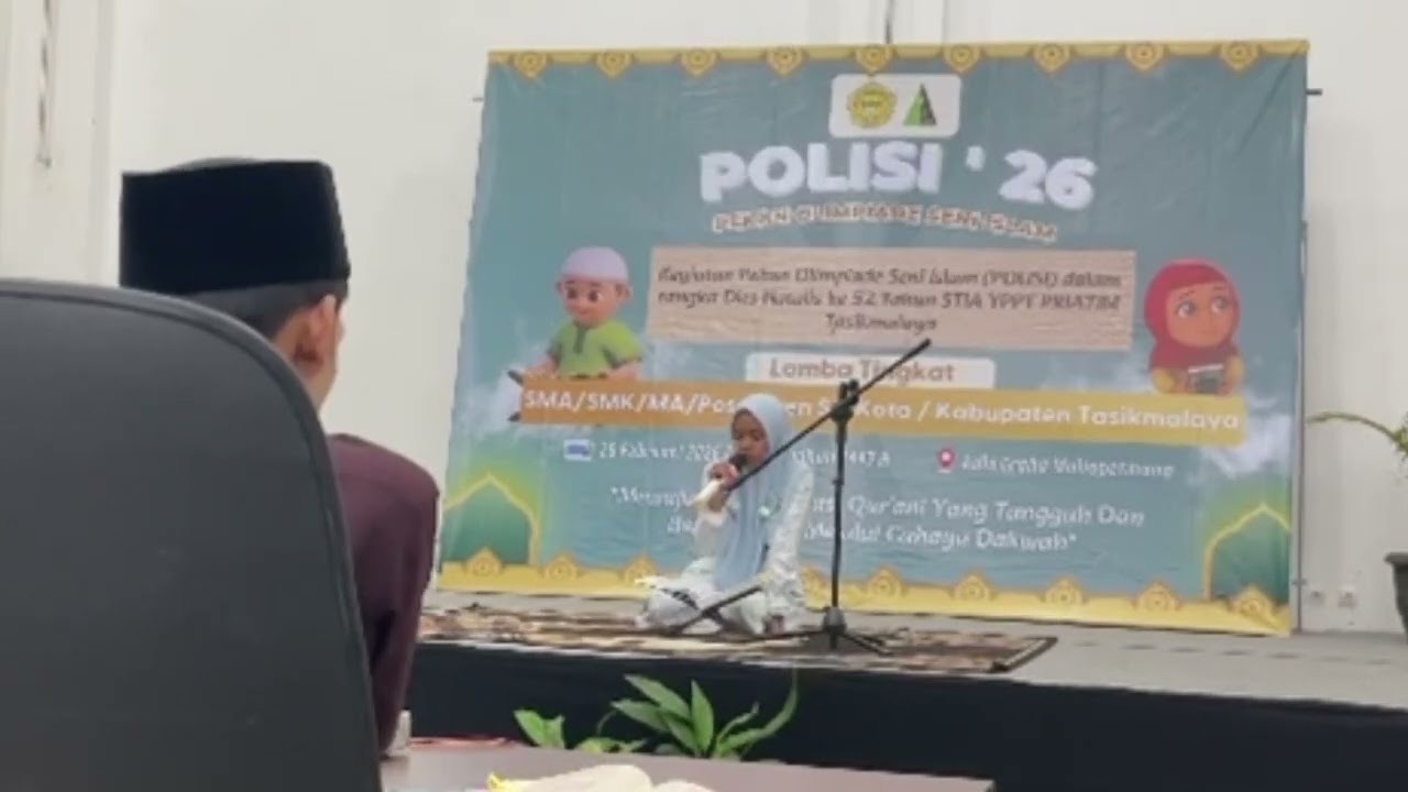 28-02-2026 |Pekan Olimpiade Seni Islam |Aula Graha Muliapermana – STIA Tasikmalaya | Nisa Nur Insani