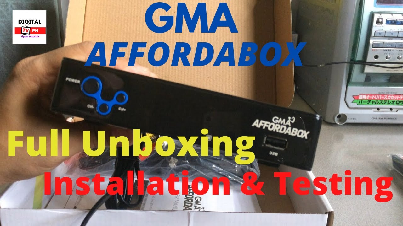 GMA affordabox Full Unboxing,Installation & Testing