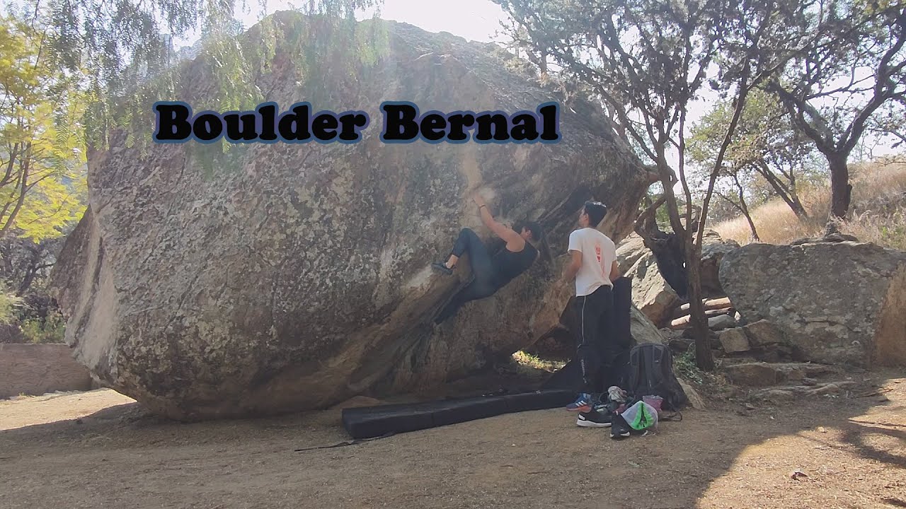 Boulder Peña De Bernal - Orange Paradise/ Shotgun/ Tetris