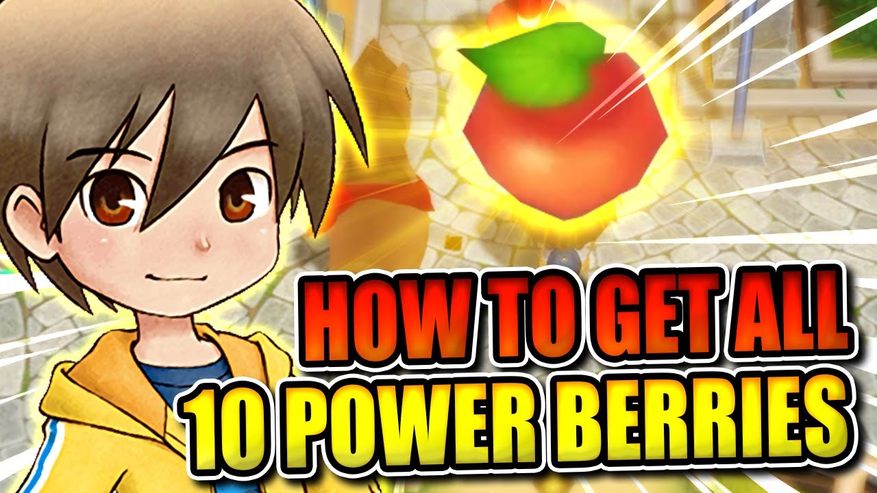 👍 HOW TO GET ALL 10 POWER BERRY!! STORY OF SEASONS FRIENDS OF MINERAL TOWN