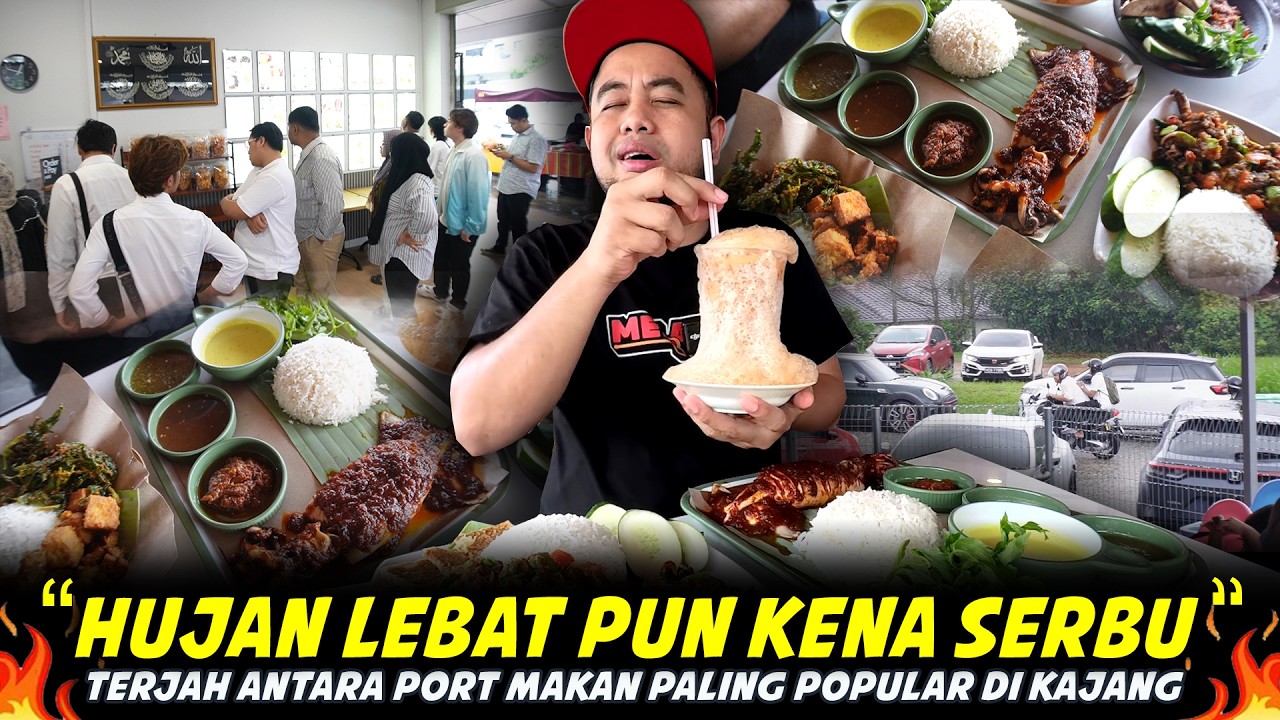 HUJAN LEBAT PUN BERATUR...Ini Rahsia Kedai Ni Ramai Pelanggan..PORT WAJIB SINGGAH DI KAJANG