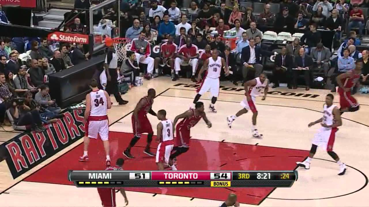 LeBron James 30, Chris Bosh 28, Dwyane Wade 23 combined 81 pts vs Raptors highlights 02/03/13 HD