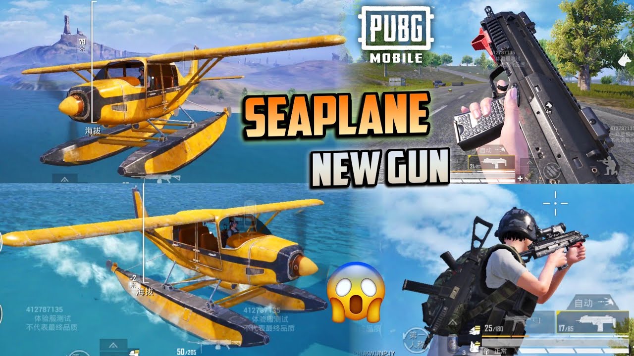 SEAPLANES in PUBG Mobile New Update 4.3 Gameplay | Upcoming New Gun MP7-G First-Look Game For Peace!