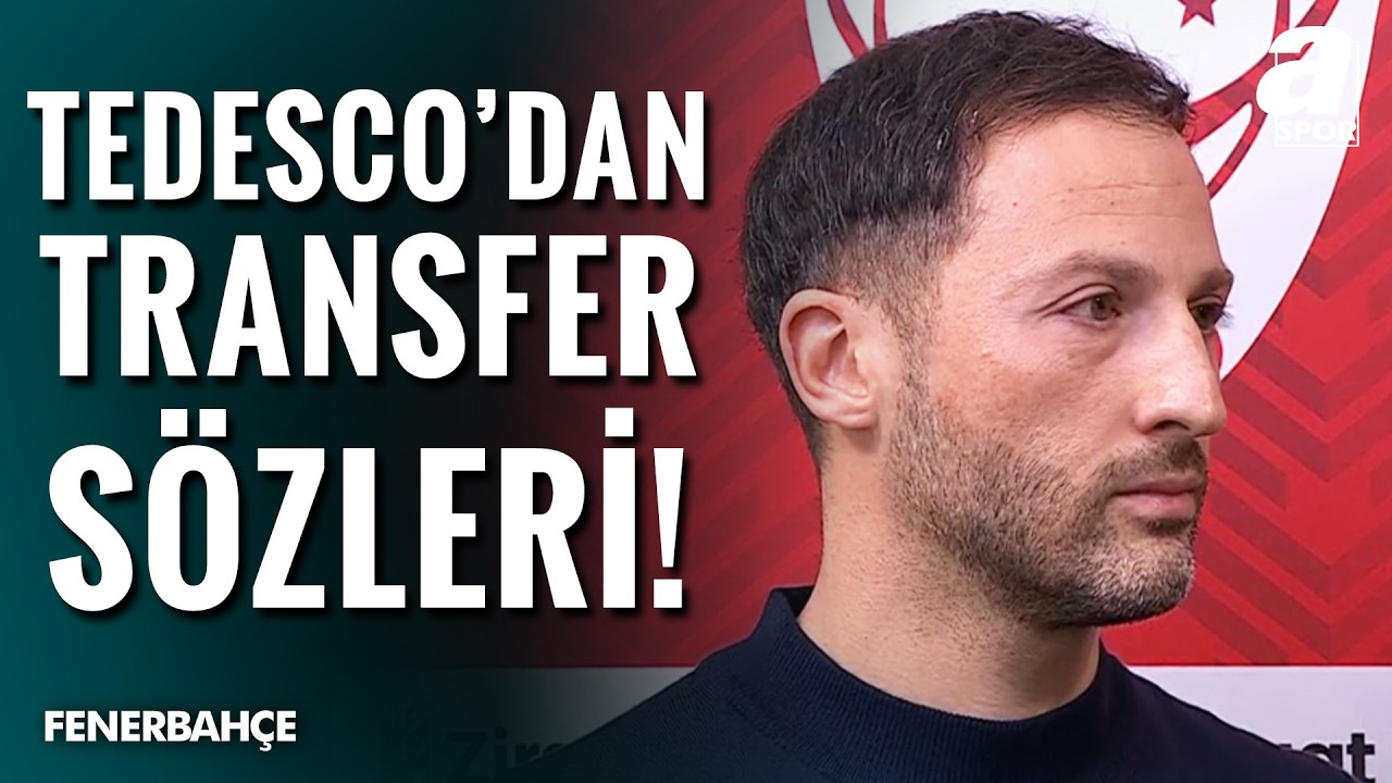 Fenerbahçe Teknik Direktörü Domenico Tedesco: 