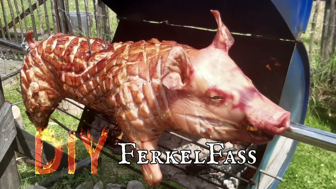 DIY Ferkelfass | Spanferkelgrill selbstgemacht