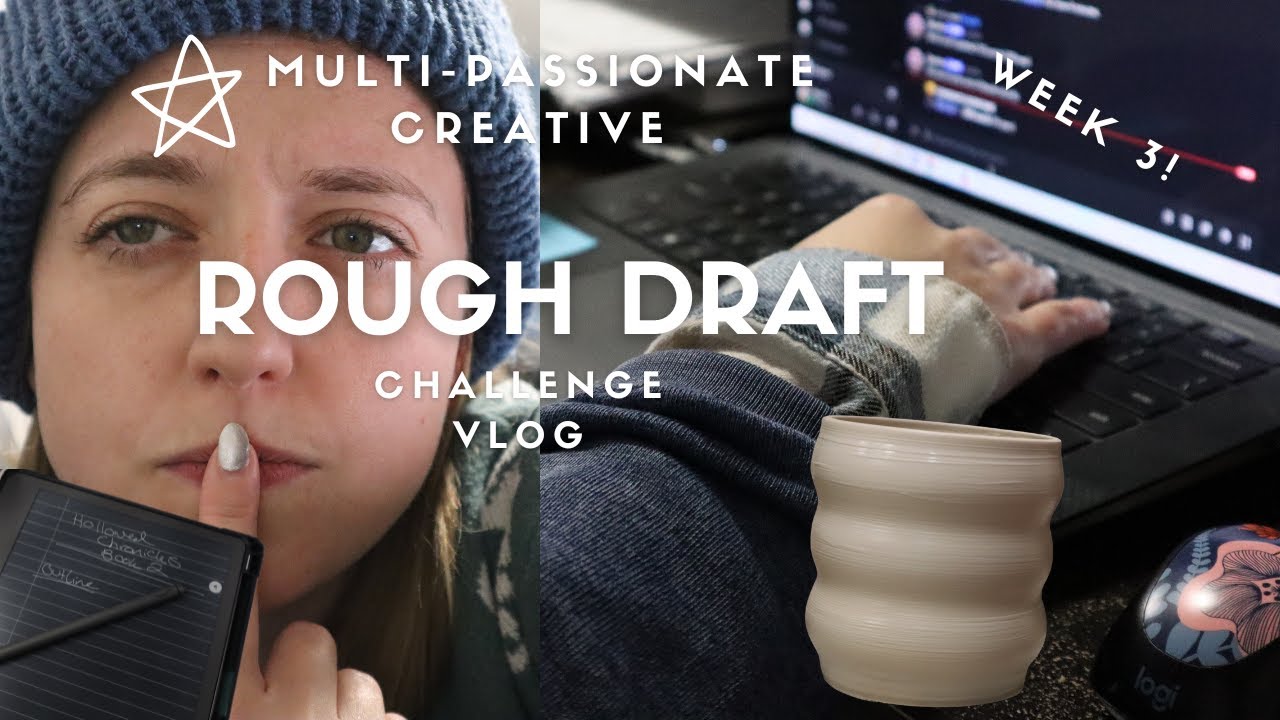 Stressful week trying to keep up with pottery and writing -Rough Draft Challenge week three 2025