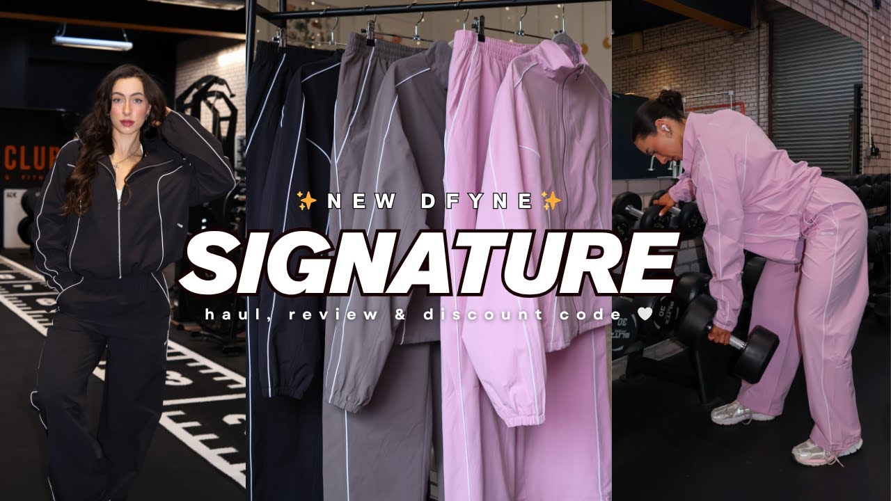 Y2K SHELL SUITS ARE BACK!? | New DFYNE Signature Tracksuit | Haul, Review & Discount Code ✨