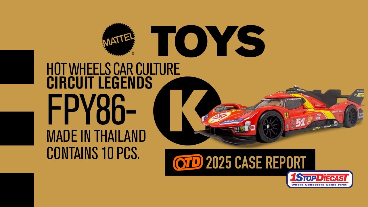 Hot Wheels 2025 Car Culture / CIRCUIT LEGENDS (K case) unboxing presented by 1 Stop Diecast