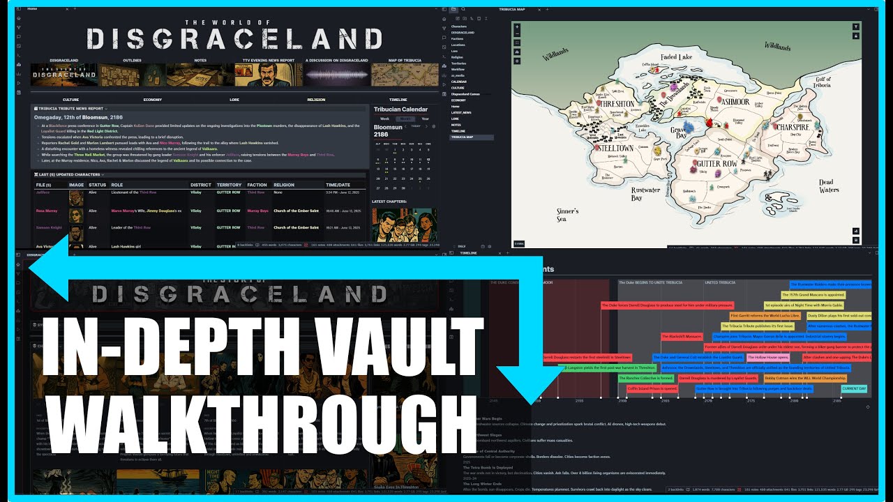 Obsidian Vault More In-Depth Disgraceland Walkthrough