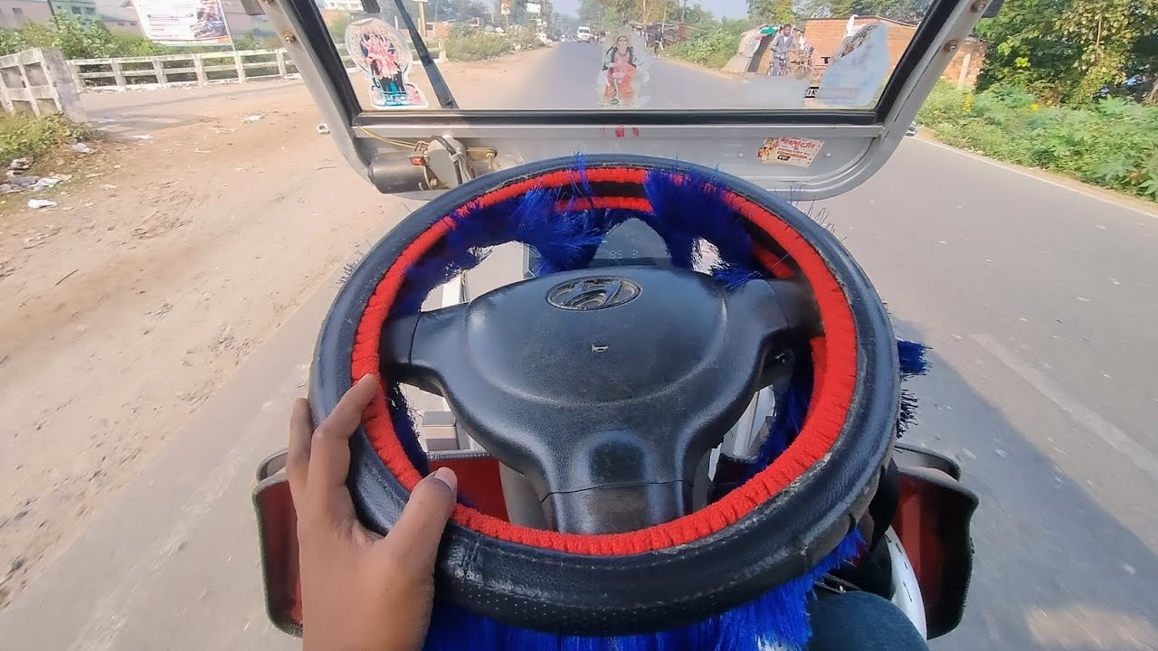 আর Steering এর কাজ করবোনা 😔Toto driver volg | toto Steering wheel Setting ¡¡@Totodirver #erickshaw 