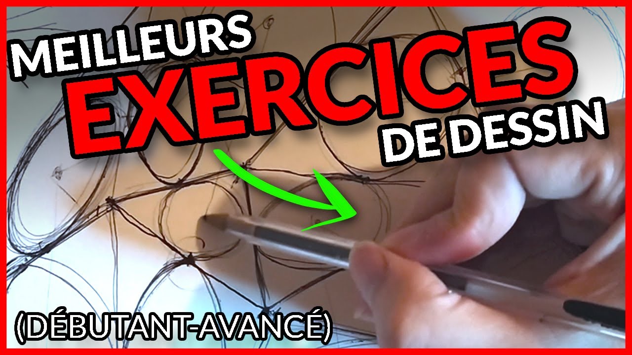 4 Exercices pour MAÎTRISER son trait et prendre confiance dans son coup de crayon