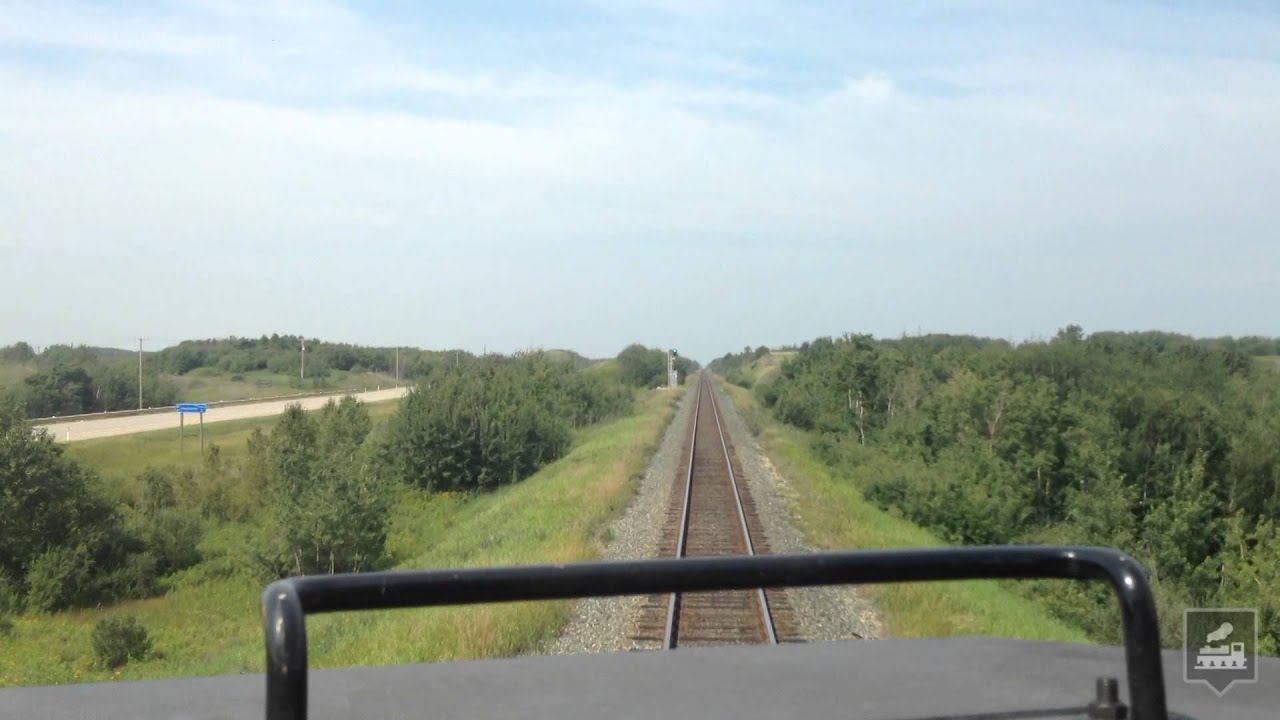 60 mph Freight Train on Wainwright Sub