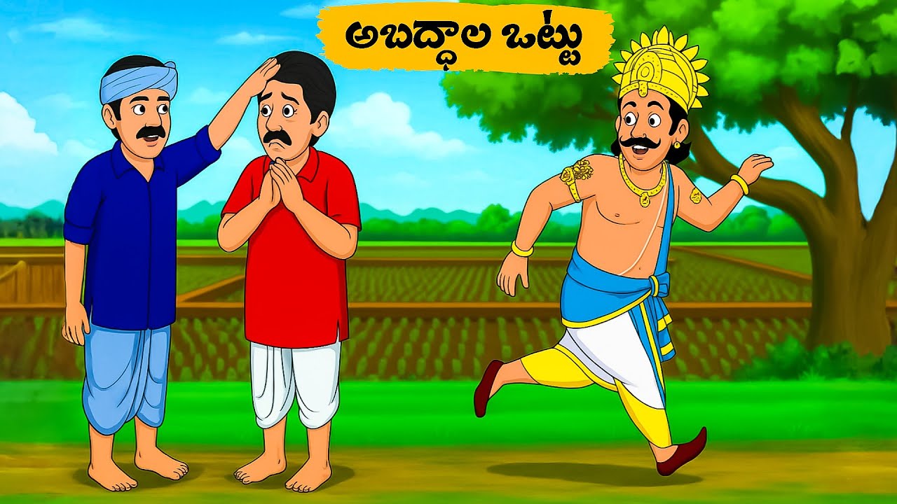 అబద్దాల ఒట్టు | Telugu Moral Stories | Telugu Kathalu | Stories in Telugu | Moon Stories Telugu