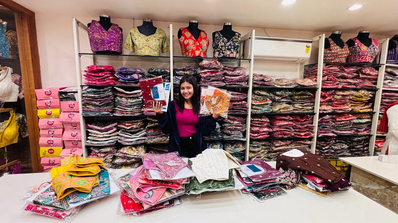 STRETCHABLE & NON PADDED BLOUSE | WHOLESALE AND RETAIL BOTH AVAILABLE