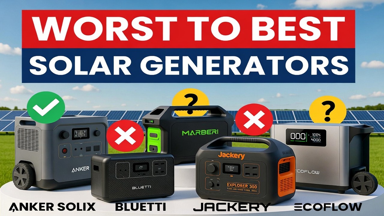 Best & Worst Solar Generators 2026 - Avoid Being Scammed - Watch Before You Buy!