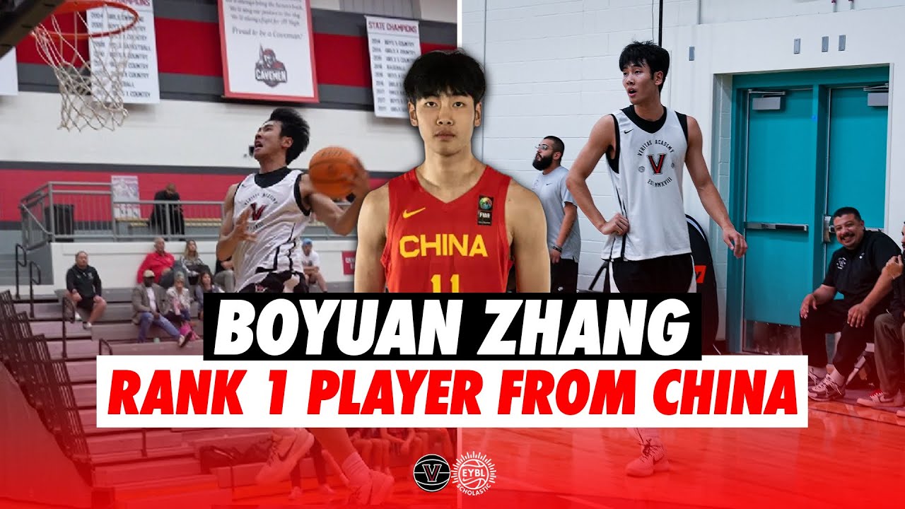 Boyuan Zhang | 6’8” Shooter with ELITE Bounce! | EYBL Scholastic Veritas Academy | Class of 2026