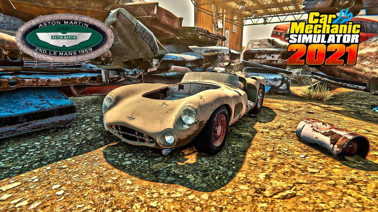 Aston Martin DBR1 restoration - Car Mechanic Simulator 2021