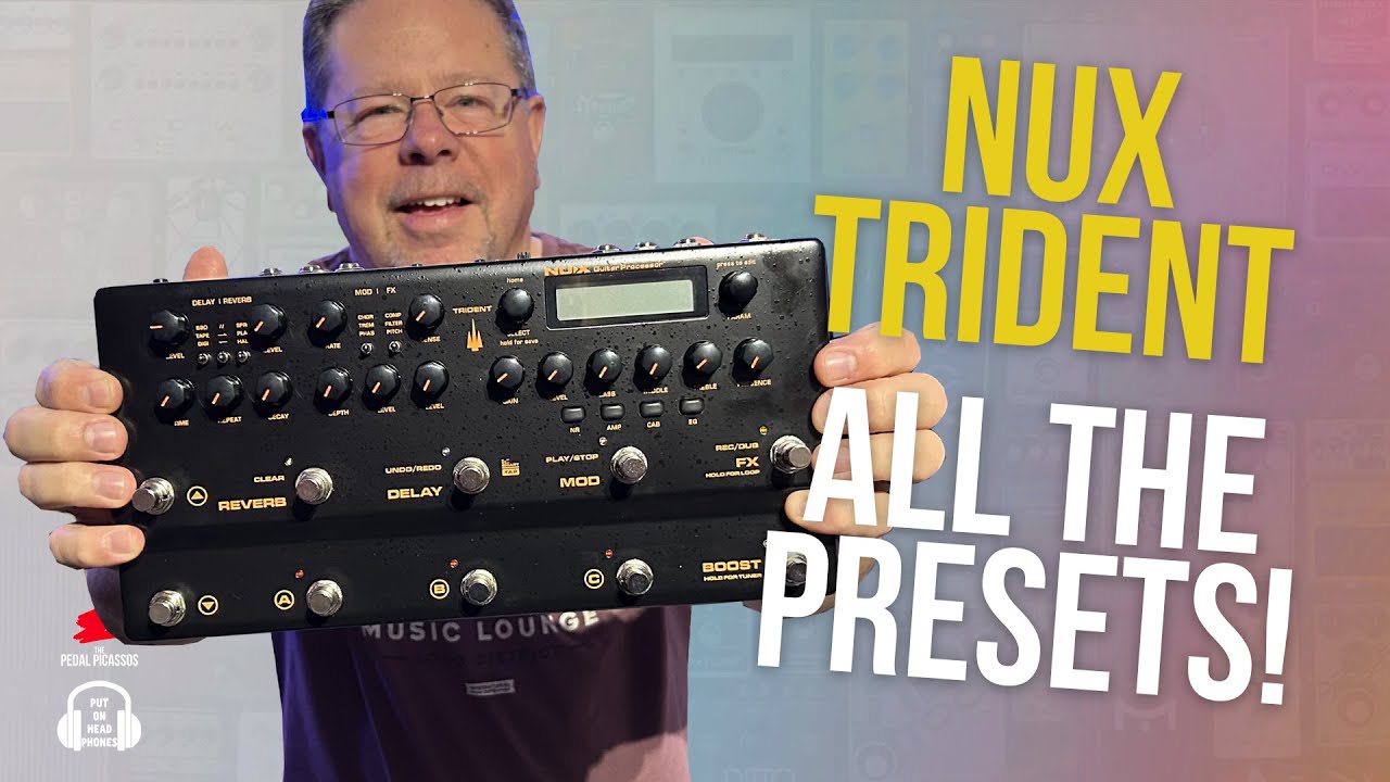 All the presets in the NUX Trident #nux #multieffects