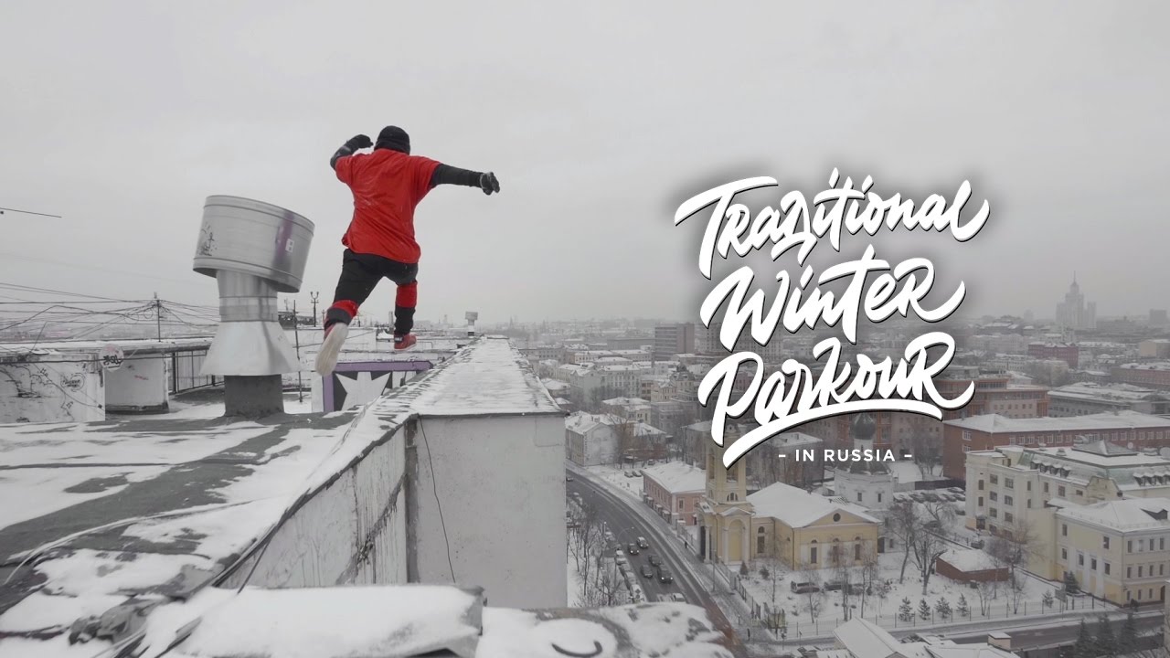 Traditional winter parkour In Russia (Зимний паркур в России)