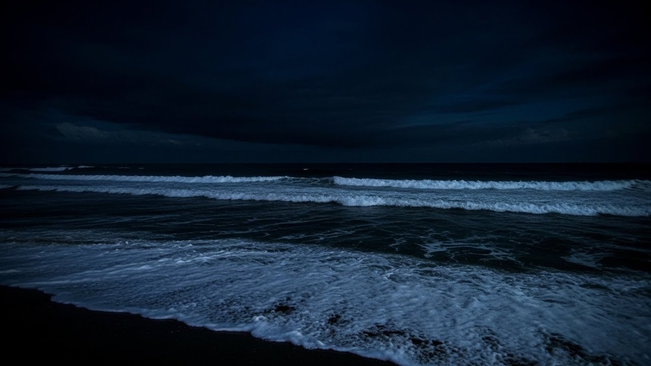 Deep Rumbling Ocean | Stop Overthinking (No Loop) - Midnight