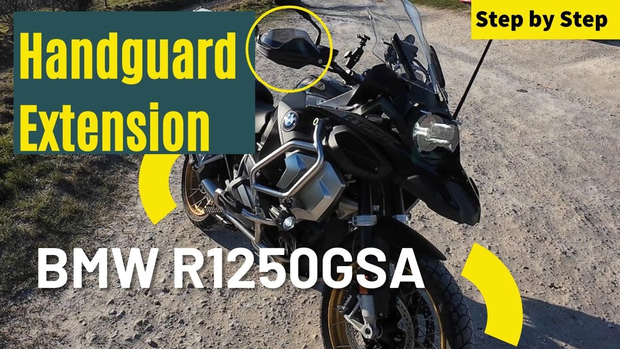 Fitting BMW R1250GS Handguard extension and ride out