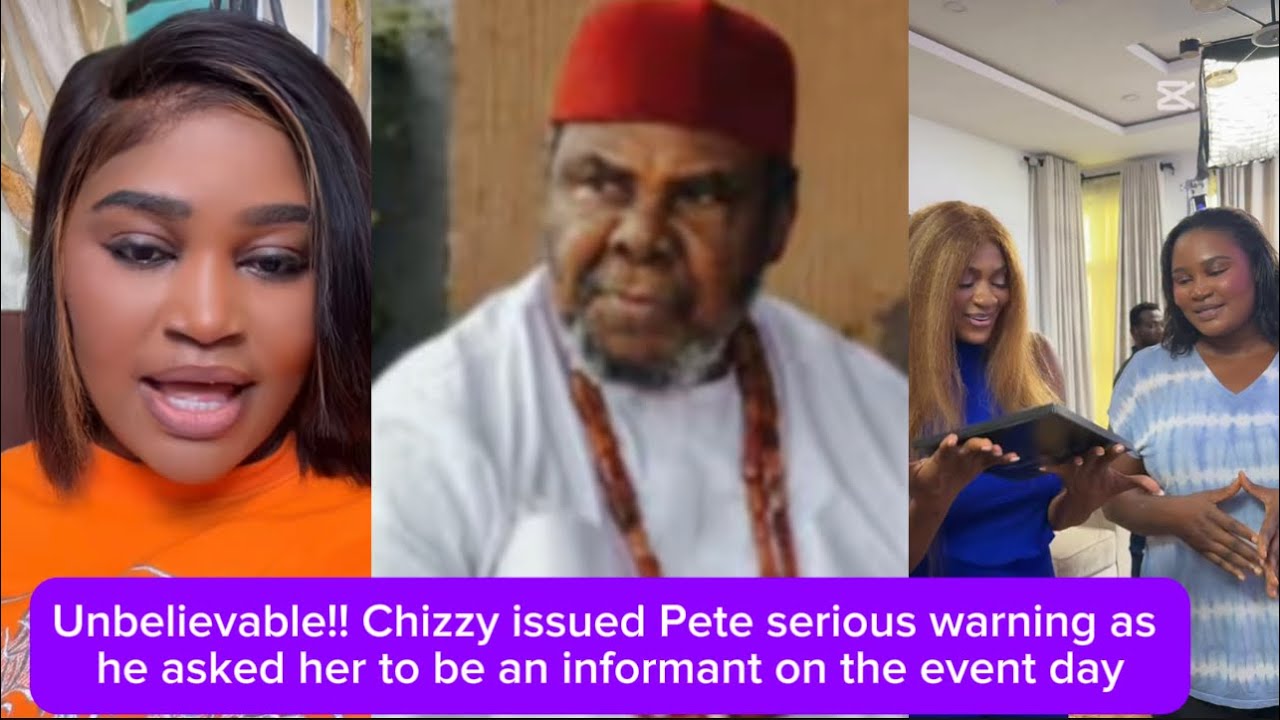 Unbelievable!! Chizzy issued Pete serious warning as he asked her to be an informant on the event..