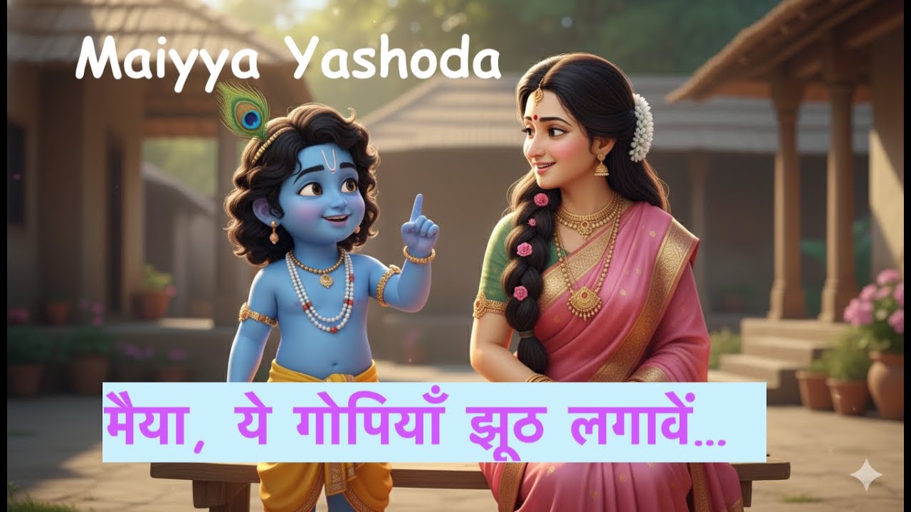 मैया, ये गोपियाँ झूठ लगावें..|Krishna and Maiya Yashoda Song |Soulful Devotional Bhajan| Bhakti Song