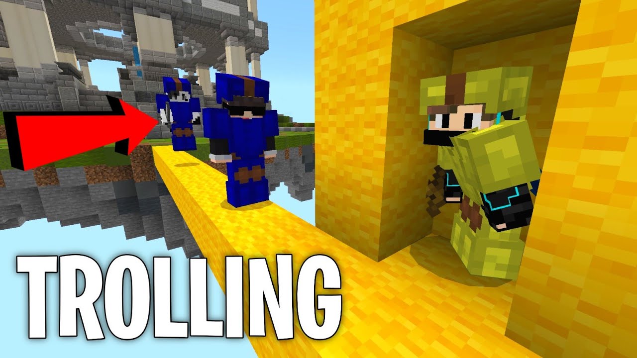 Trolling in Nethergames bedwars | Pocket edition