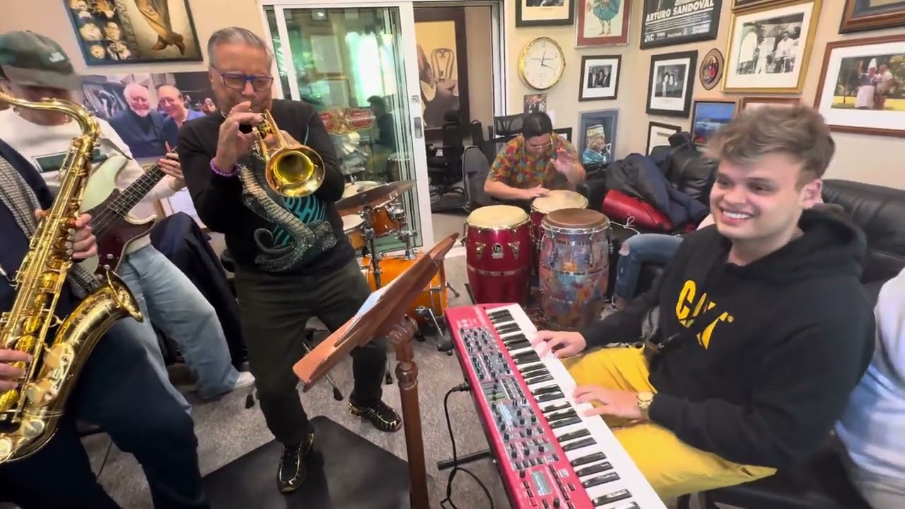 Jamming over “Musica” by Arturo Sandoval, Jesus Molina, Lisandro Pidre & Friends