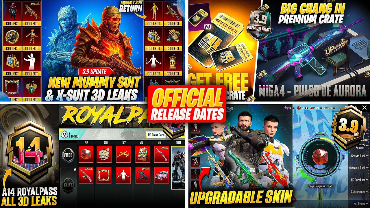 Big Change In Premium Crate | Next Mythic Forge | A14 Royal Pass | All Events Release Dates Is Here